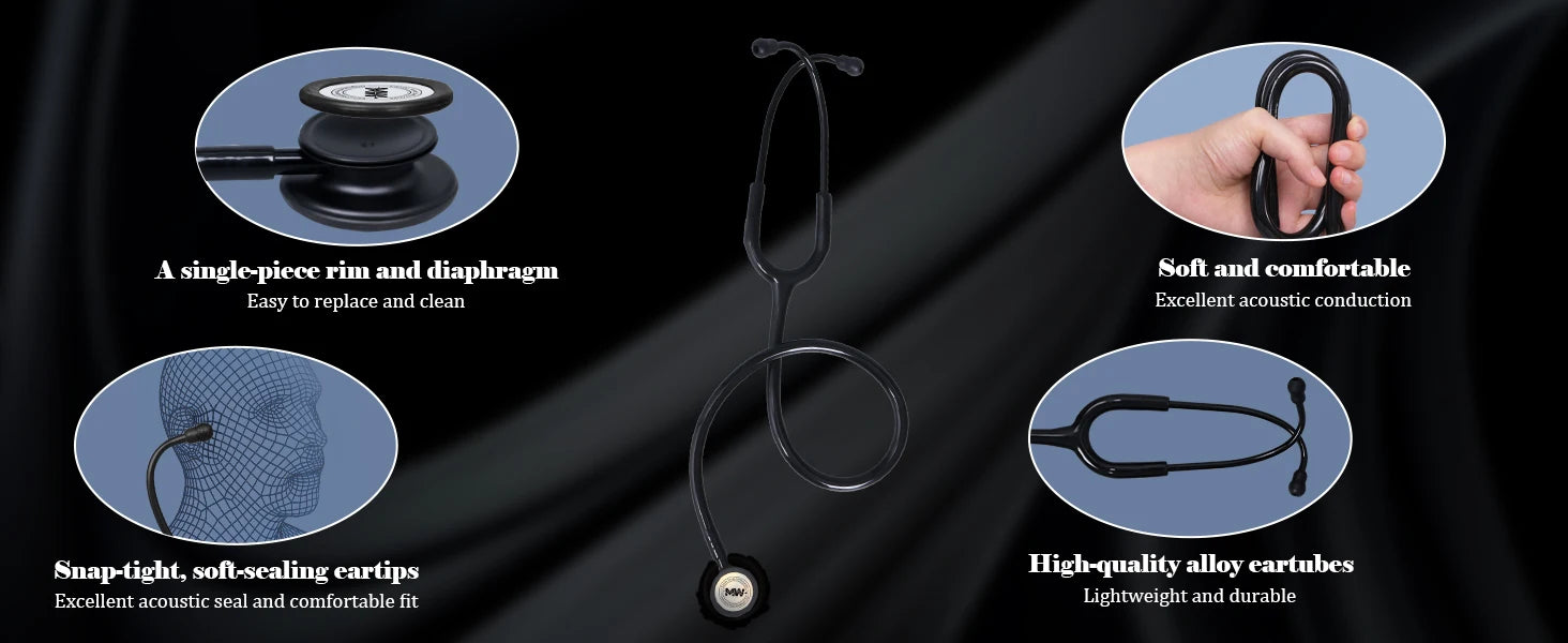 Double-Sided Professional Stethoscope – Cardiology