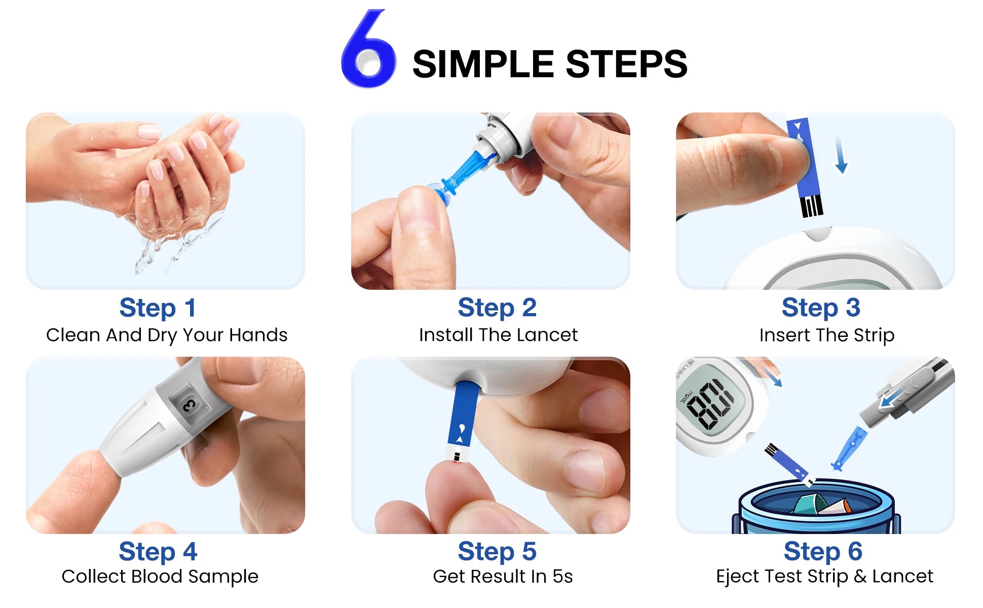 G-425-3 Blood Glucose Monitor – Complete Diabetes Kit