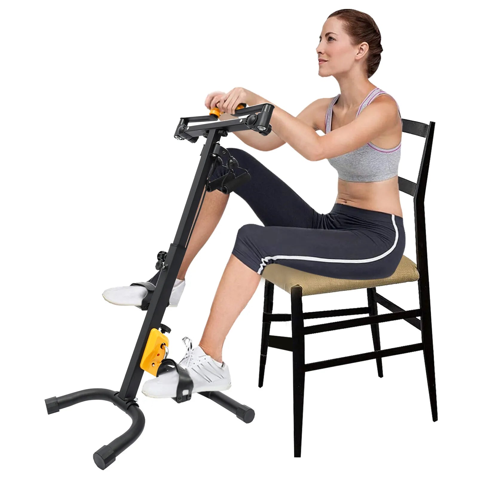 Foldable Pedal Exerciser Bike – Adjustable for Seniors