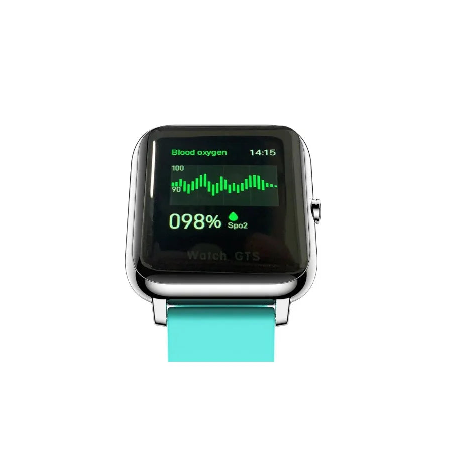 Smart Watch with Oximeter, Thermometer & Pulse Monitor
