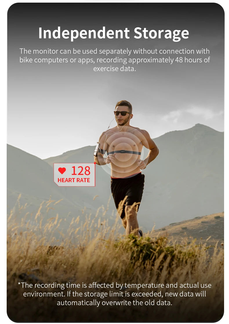 X2 Pro Heart Rate Monitor – Rechargeable Sensor
