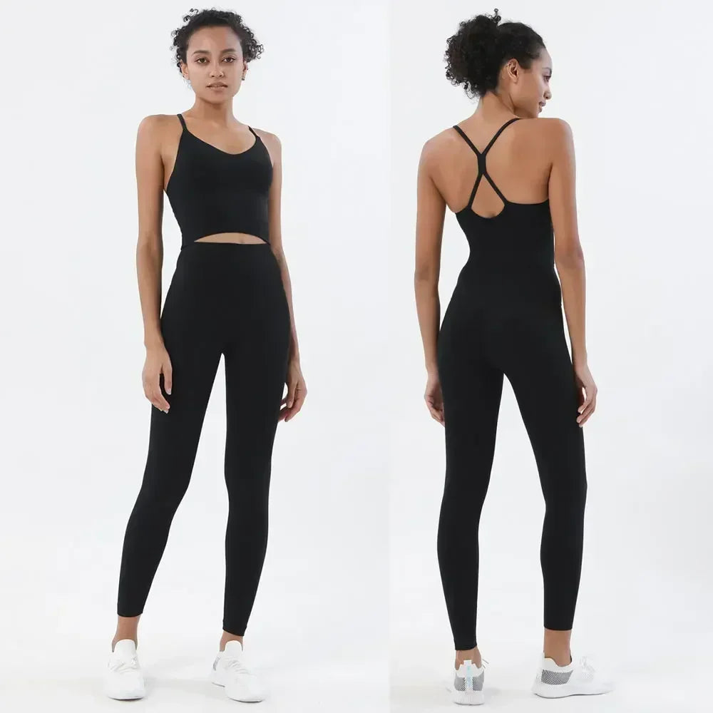 Women’s 2-Piece Gym Set – Sports Bra & Leggings