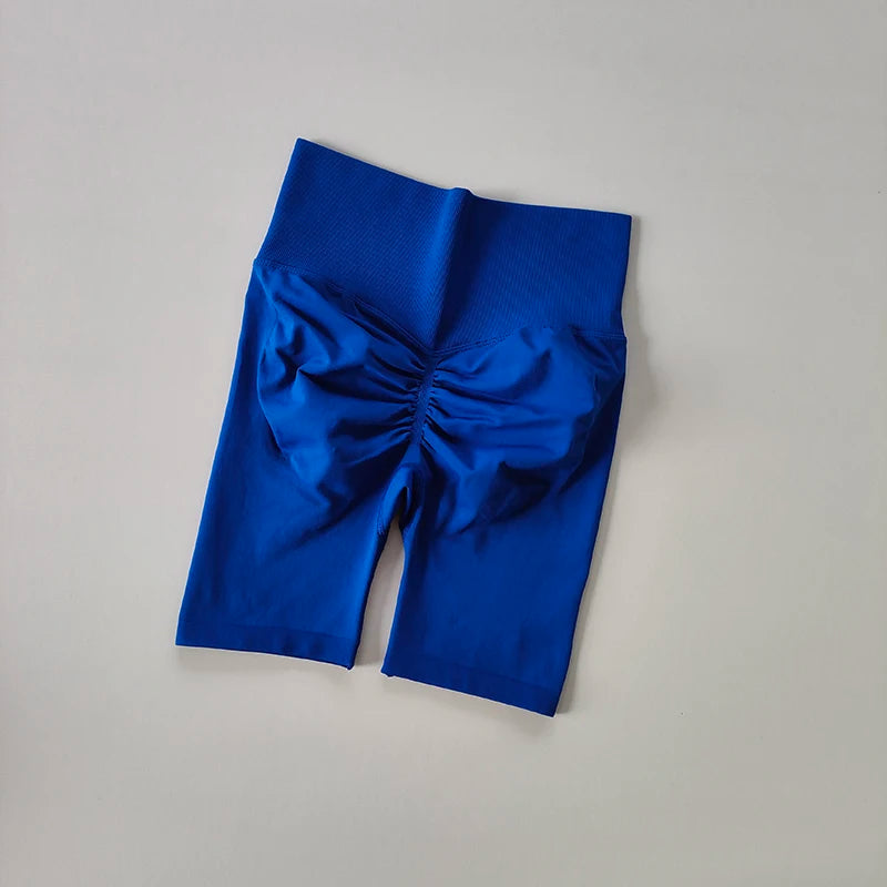 Women’s High-Waist Yoga Shorts – Hip Push-Up