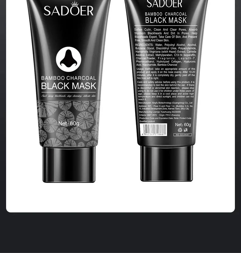 Bamboo Charcoal Blackhead Remover Peel-Off Mask