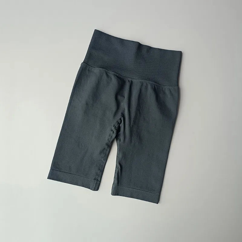 Women’s High-Waist Yoga Shorts – Hip Push-Up